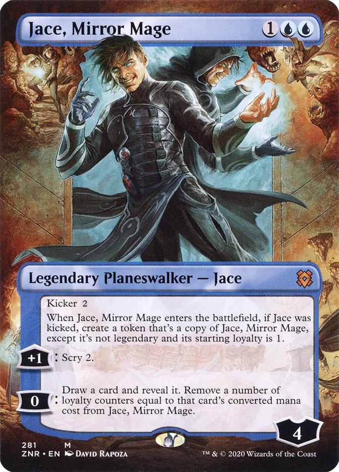 Jace, Mirror Mage (Borderless) [Zendikar Rising] | Good Games Morley