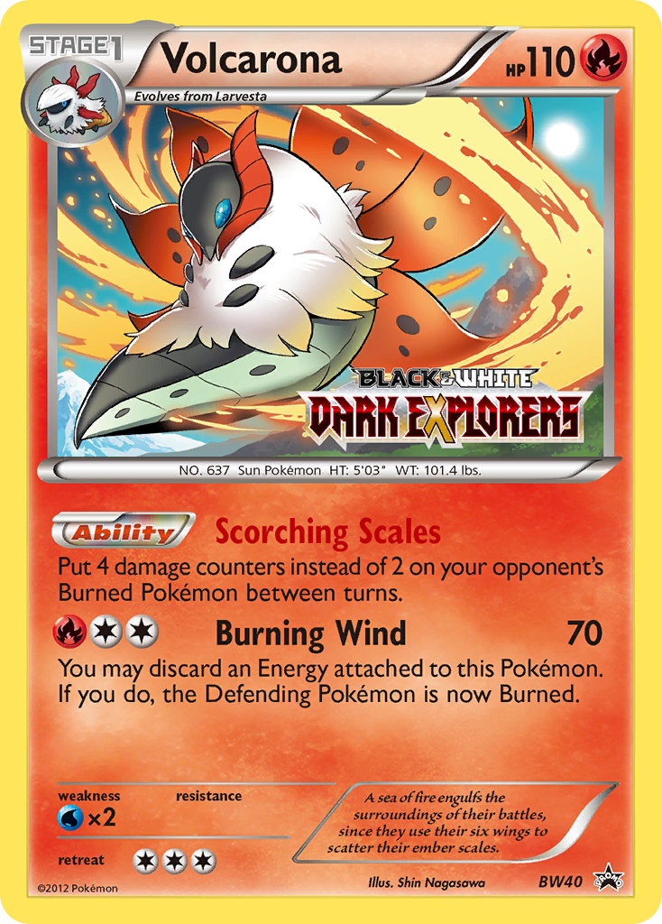Volcarona (BW40) [Black & White: Black Star Promos] | Good Games Morley