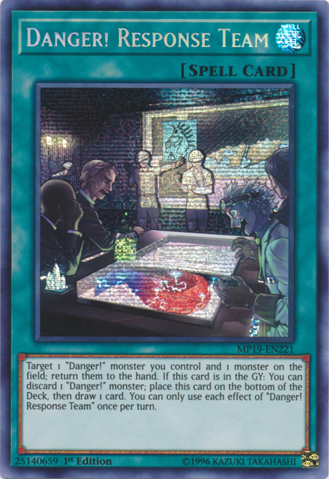 Danger! Response Team [MP19-EN221] Prismatic Secret Rare | Good Games Morley