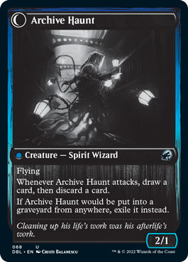 Overwhelmed Archivist // Archive Haunt [Innistrad: Double Feature] | Good Games Morley
