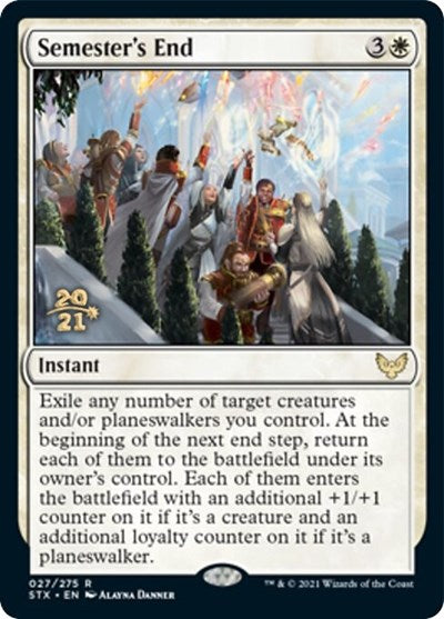 Semester's End [Strixhaven: School of Mages Prerelease Promos] | Good Games Morley