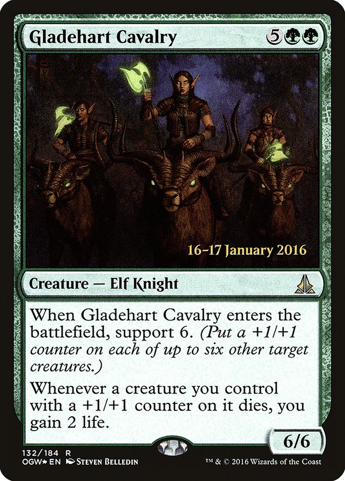 Gladehart Cavalry [Oath of the Gatewatch Prerelease Promos] | Good Games Morley