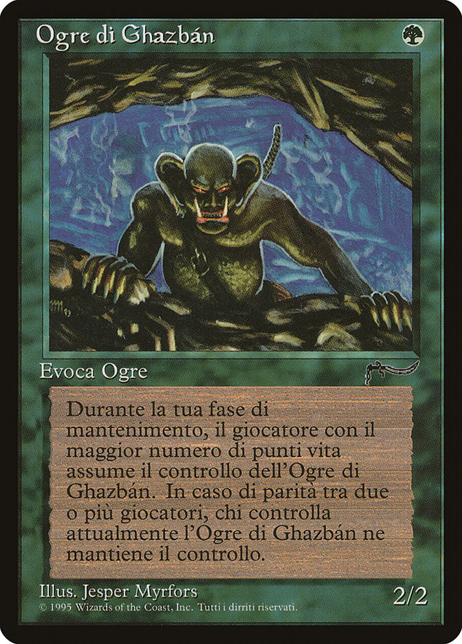 Ghazban Ogre (Italian) "Ogre di Ghazban" [Rinascimento] | Good Games Morley