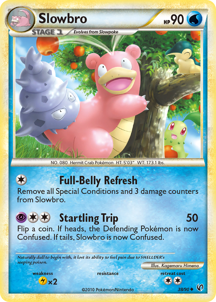 Slowbro (38/90) [HeartGold & SoulSilver: Undaunted] | Good Games Morley