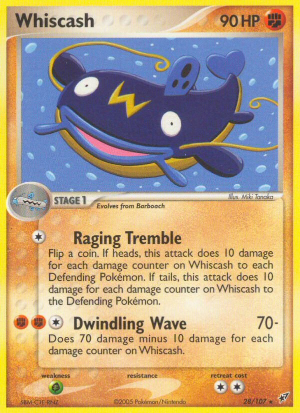 Whiscash (28/107) [EX: Deoxys] | Good Games Morley