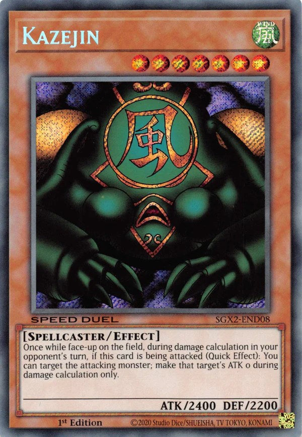 Kazejin [SGX2-END08] Secret Rare | Good Games Morley