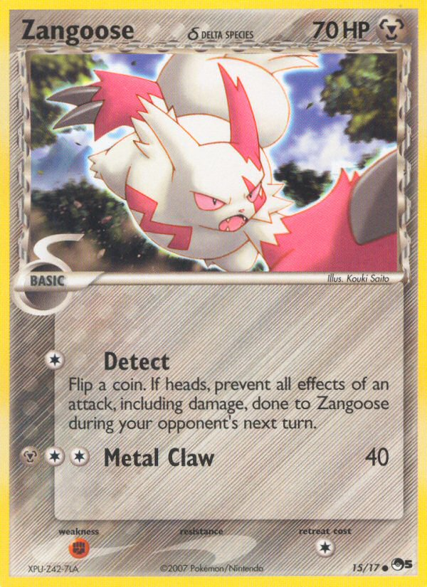 Zangoose (15/17) (Delta Species) [POP Series 5] | Good Games Morley