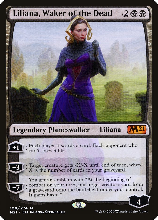 Liliana, Waker of the Dead [Core Set 2021] | Good Games Morley