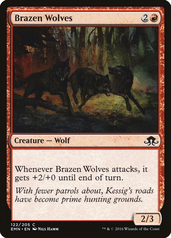 Brazen Wolves [Eldritch Moon] | Good Games Morley