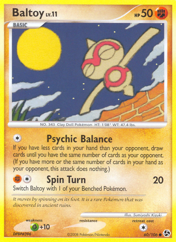 Baltoy (60/106) [Diamond & Pearl: Great Encounters] | Good Games Morley