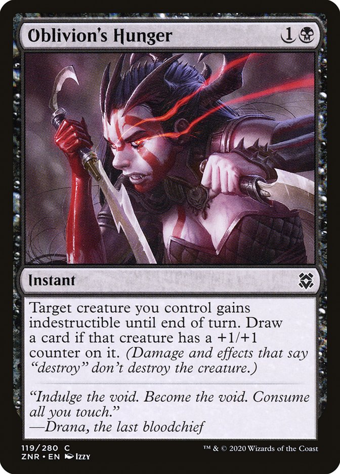 Oblivion's Hunger [Zendikar Rising] | Good Games Morley