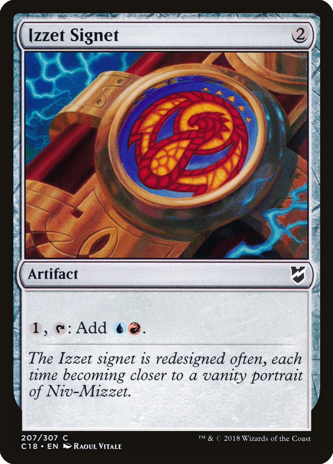 Izzet Signet [Commander 2018] | Good Games Morley