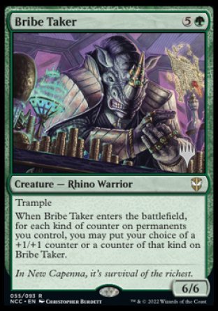Bribe Taker (Promo Pack) [Streets of New Capenna Commander Promos] | Good Games Morley
