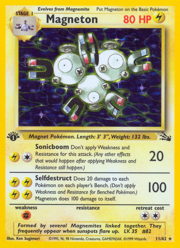 Magneton (11/62) [Fossil 1st Edition] | Good Games Morley