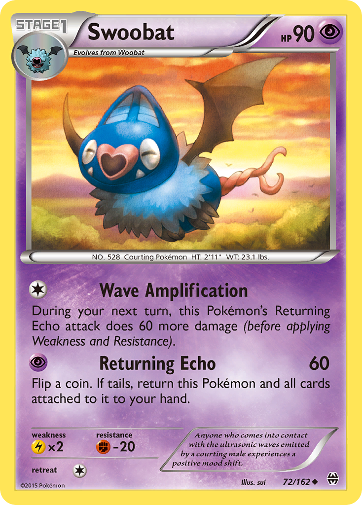 Swoobat (72/162) [XY: BREAKthrough] | Good Games Morley