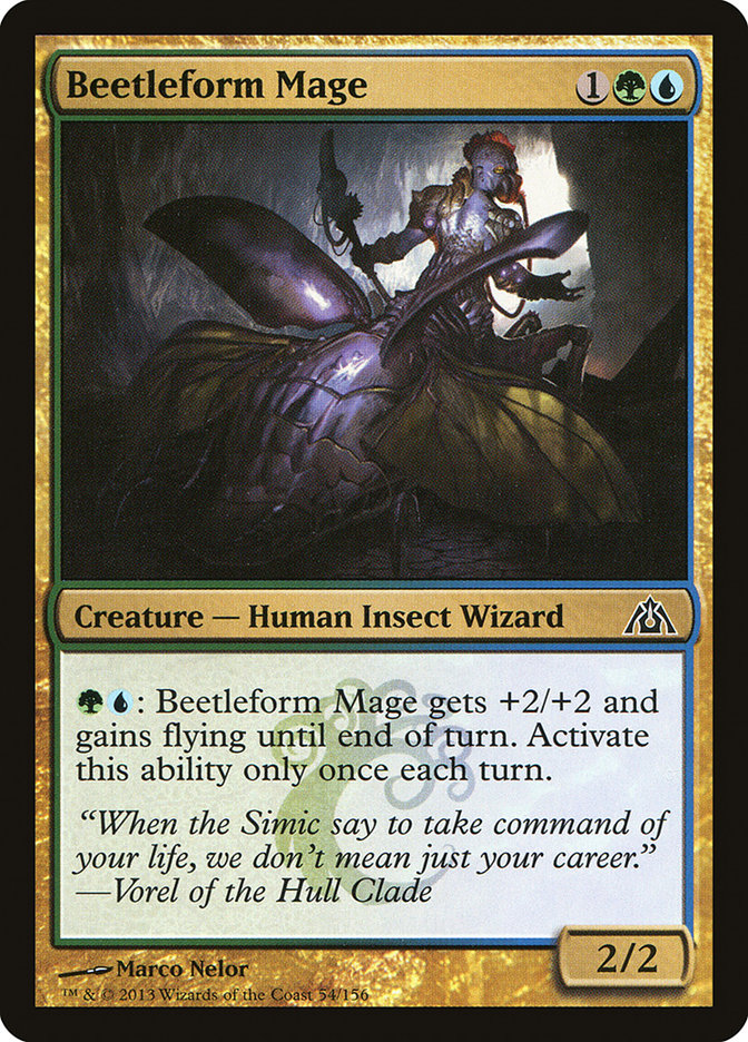 Beetleform Mage [Dragon's Maze] | Good Games Morley