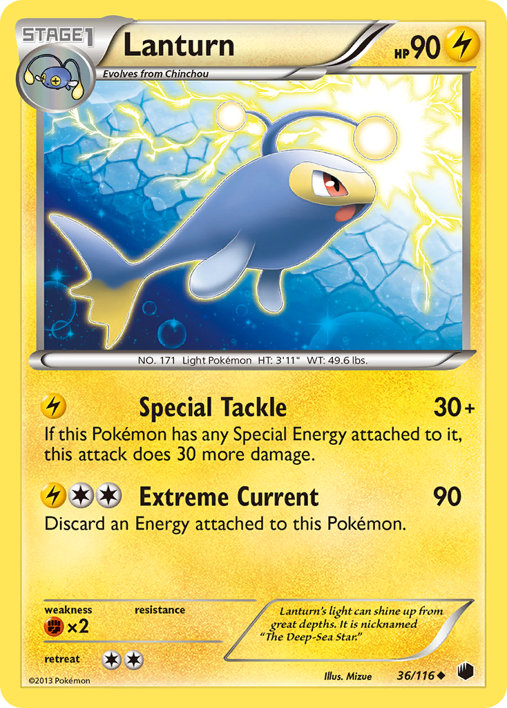 Lanturn (36/116) [Black & White: Plasma Freeze] | Good Games Morley