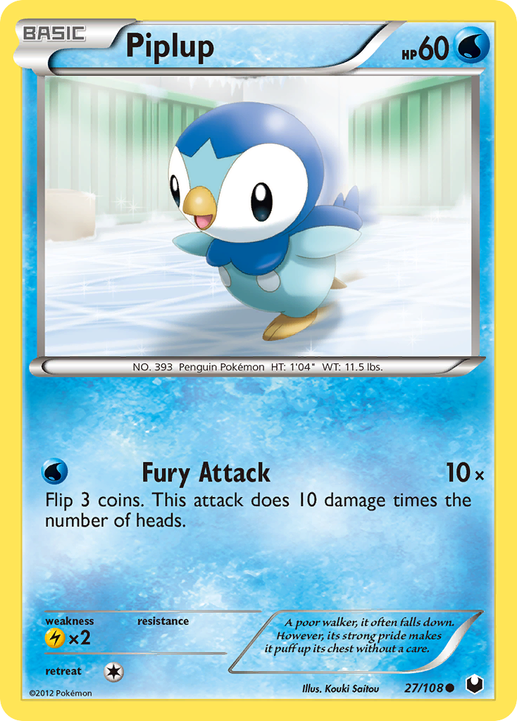 Piplup (27/108) [Black & White: Dark Explorers] | Good Games Morley