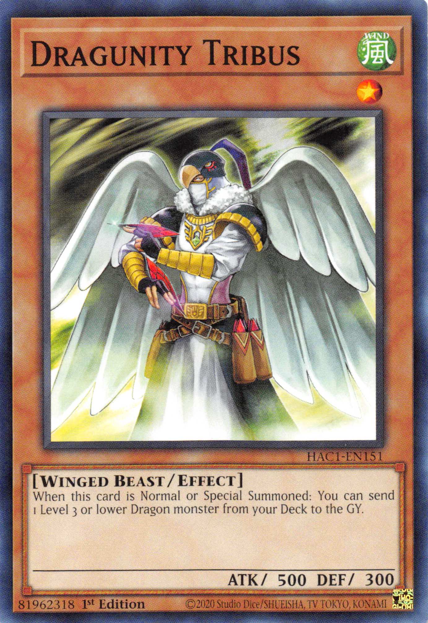 Dragunity Tribus [HAC1-EN151] Common | Good Games Morley