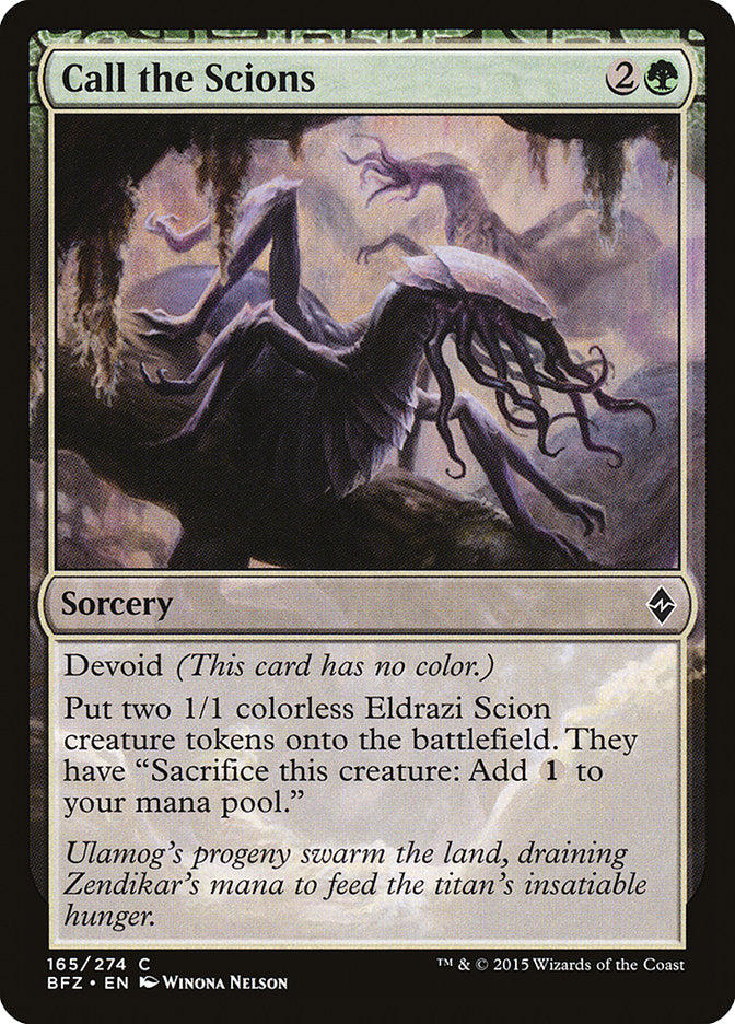 Call the Scions [Battle for Zendikar] | Good Games Morley