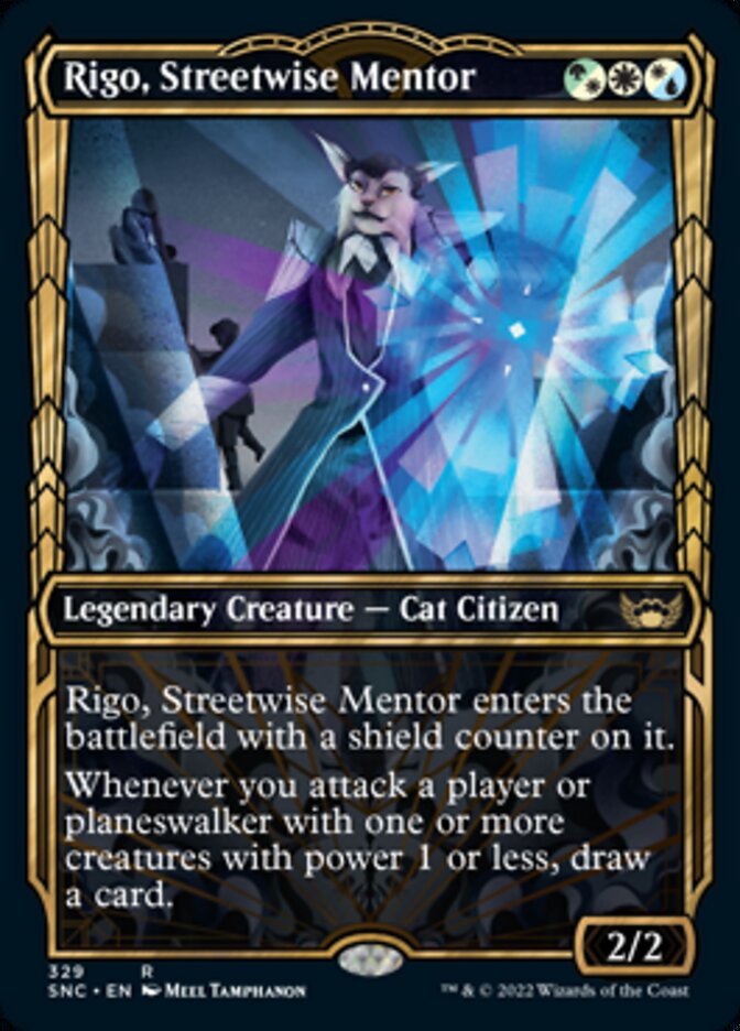 Rigo, Streetwise Mentor (Showcase Golden Age) [Streets of New Capenna] | Good Games Morley