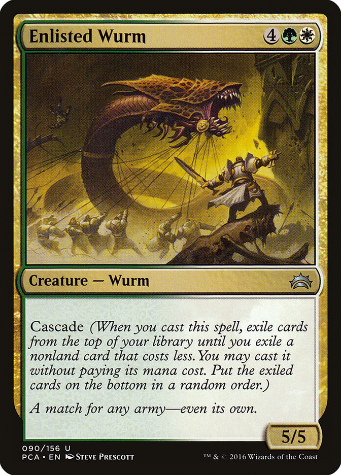 Enlisted Wurm [Planechase Anthology] | Good Games Morley