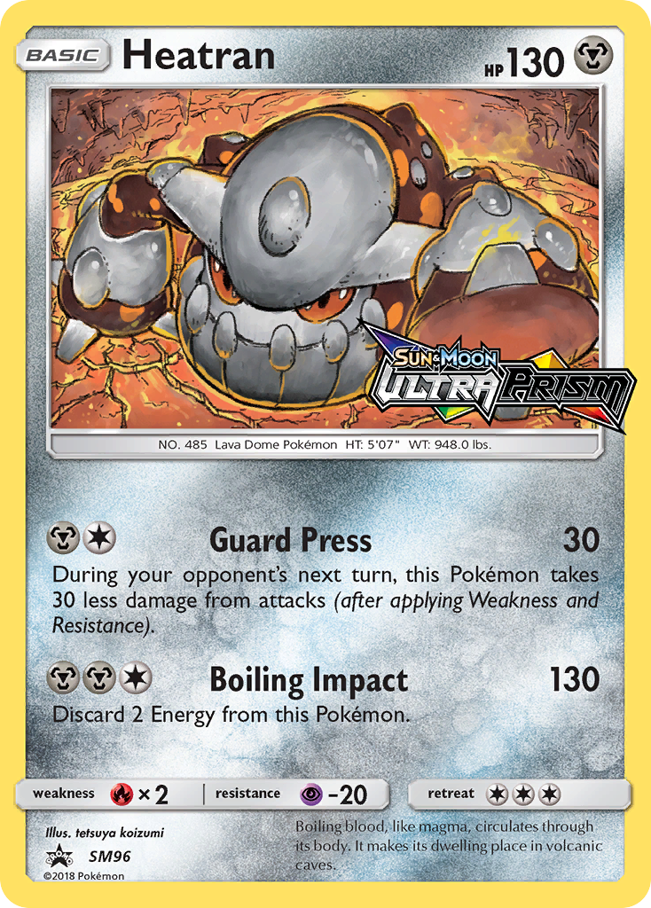 Heatran (SM96) [Sun & Moon: Black Star Promos] | Good Games Morley