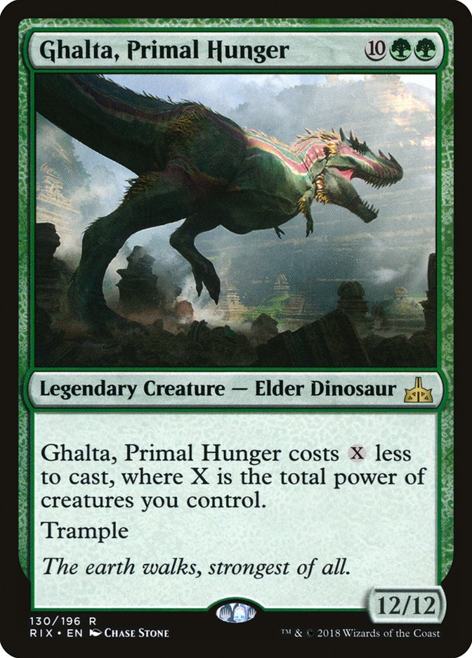 Ghalta, Primal Hunger [Rivals of Ixalan] | Good Games Morley