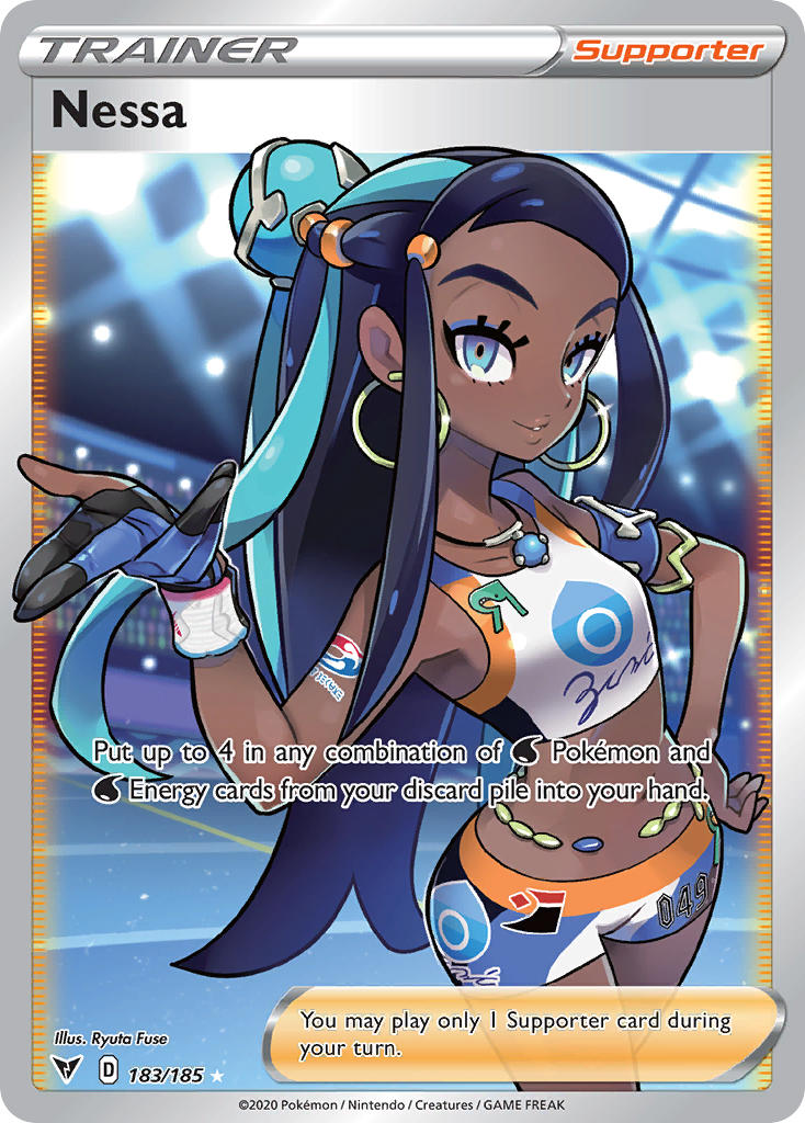 Nessa (183/185) [Sword & Shield: Vivid Voltage] | Good Games Morley