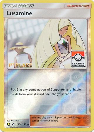 Lusamine (153a/156) (League Challenge Alt Art 1st Place) [Sun & Moon: Ultra Prism] | Good Games Morley