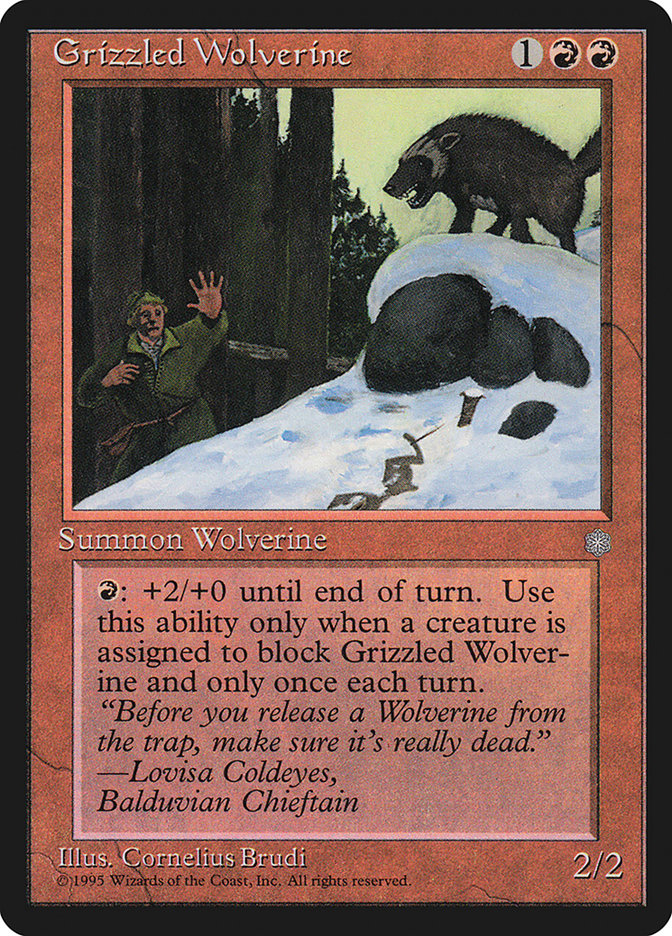Grizzled Wolverine [Ice Age] | Good Games Morley