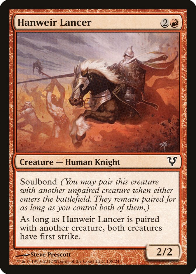 Hanweir Lancer [Avacyn Restored] | Good Games Morley