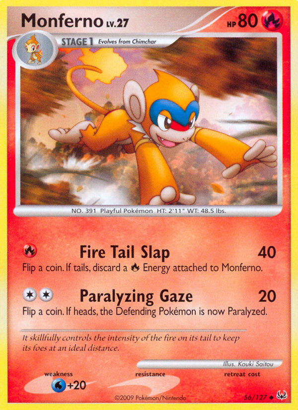 Monferno (56/127) [Platinum: Base Set] | Good Games Morley