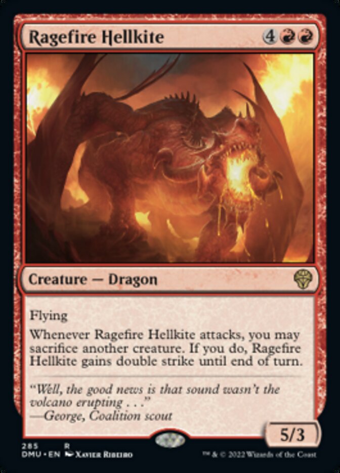 Ragefire Hellkite [Dominaria United] | Good Games Morley