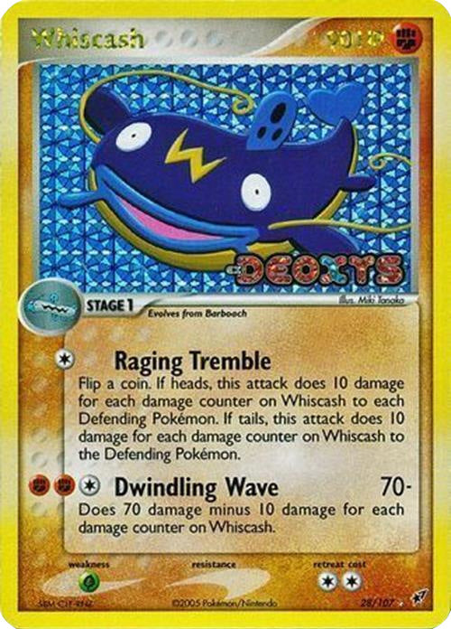 Whiscash (28/107) (Stamped) [EX: Deoxys] | Good Games Morley