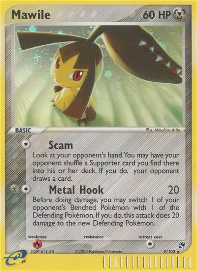 Mawile (9/100) [EX: Sandstorm] | Good Games Morley