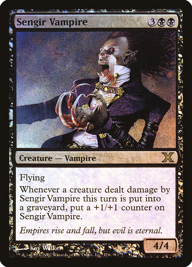 Sengir Vampire (Premium Foil) [Tenth Edition] | Good Games Morley