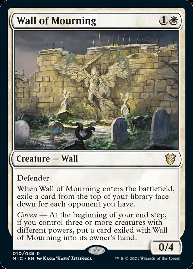 Wall of Mourning [Innistrad: Midnight Hunt Commander] | Good Games Morley