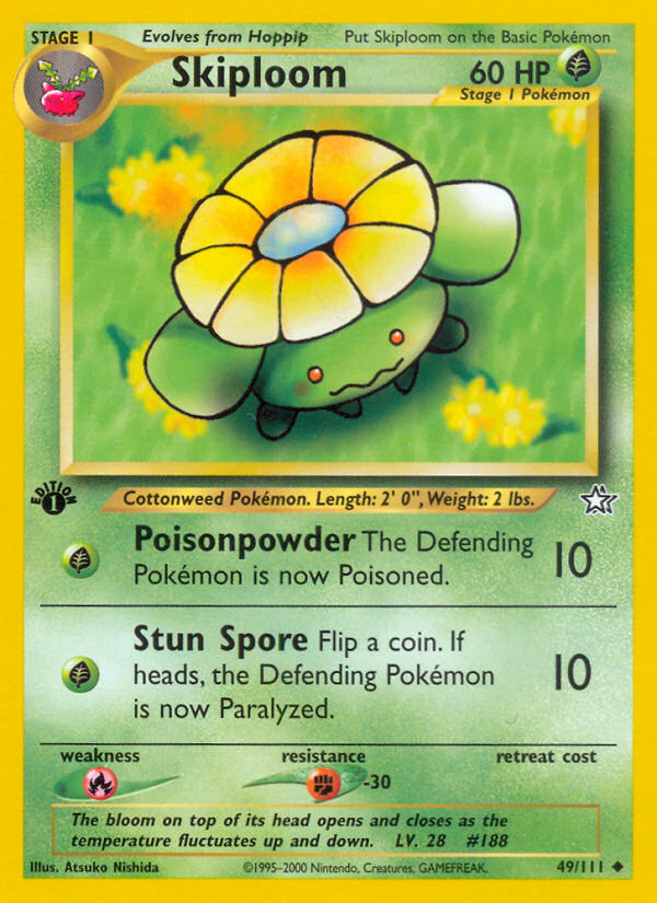 Skiploom (49/111) [Neo Genesis 1st Edition] | Good Games Morley