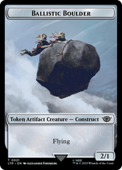 Ballistic Boulder // Food (0024) Double-Sided Token (Surge Foil) [The Lord of the Rings: Tales of Middle-Earth Tokens] | Good Games Morley