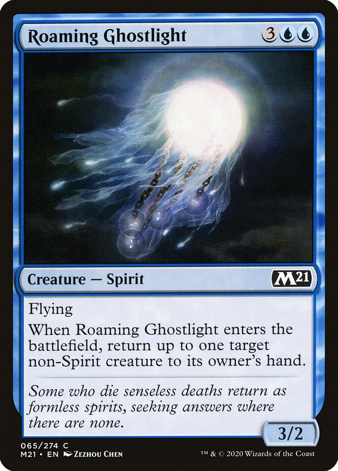 Roaming Ghostlight [Core Set 2021] | Good Games Morley