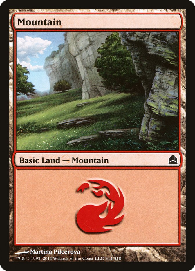 Mountain (314) [Commander 2011] | Good Games Morley