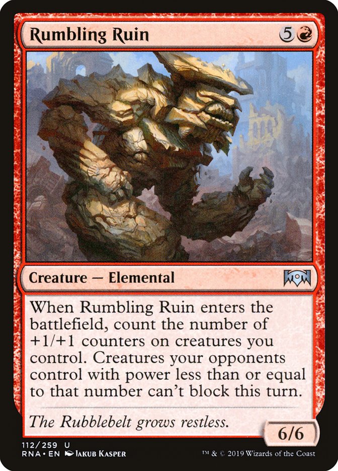 Rumbling Ruin [Ravnica Allegiance] | Good Games Morley