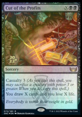 Cut of the Profits [Streets of New Capenna Prerelease Promos] | Good Games Morley