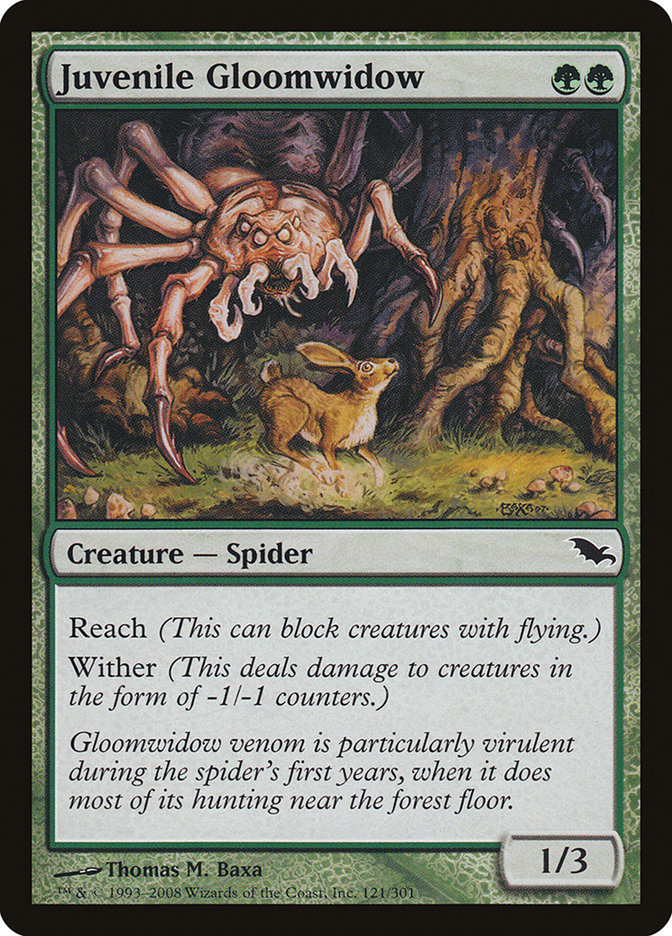 Juvenile Gloomwidow [Shadowmoor] | Good Games Morley