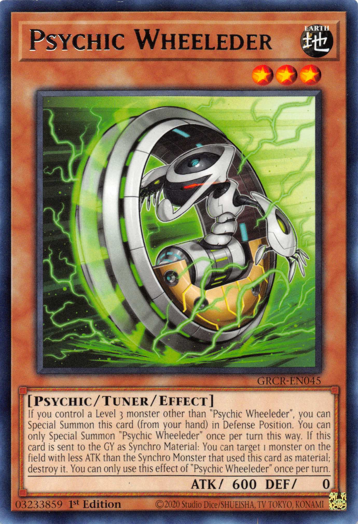 Psychic Wheeleder [GRCR-EN045] Rare | Good Games Morley