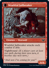 Weary Prisoner // Wrathful Jailbreaker [Innistrad: Crimson Vow] | Good Games Morley
