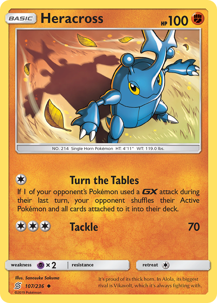 Heracross (107/236) [Sun & Moon: Unified Minds] | Good Games Morley