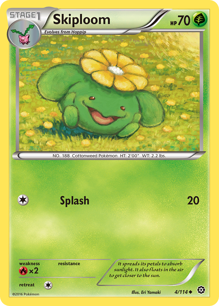 Skiploom (4/114) [XY: Steam Siege] | Good Games Morley