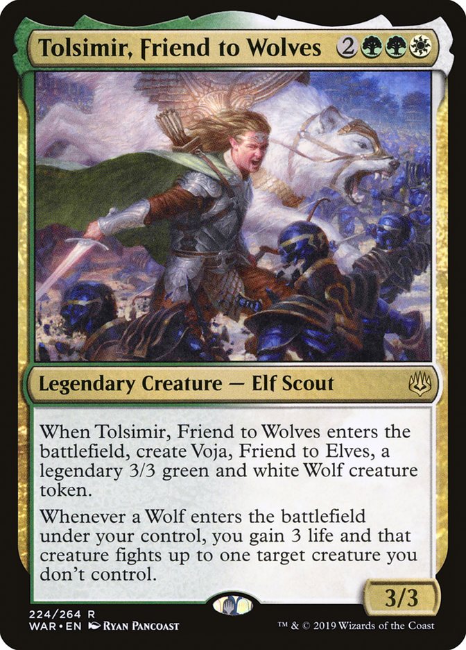 Tolsimir, Friend to Wolves [War of the Spark] | Good Games Morley